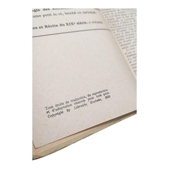 Edouard Maynial‎ Anthologie Des Poètes Du XIX è Siècle 1935 Hardback Hardcover - Picture 5 of 5